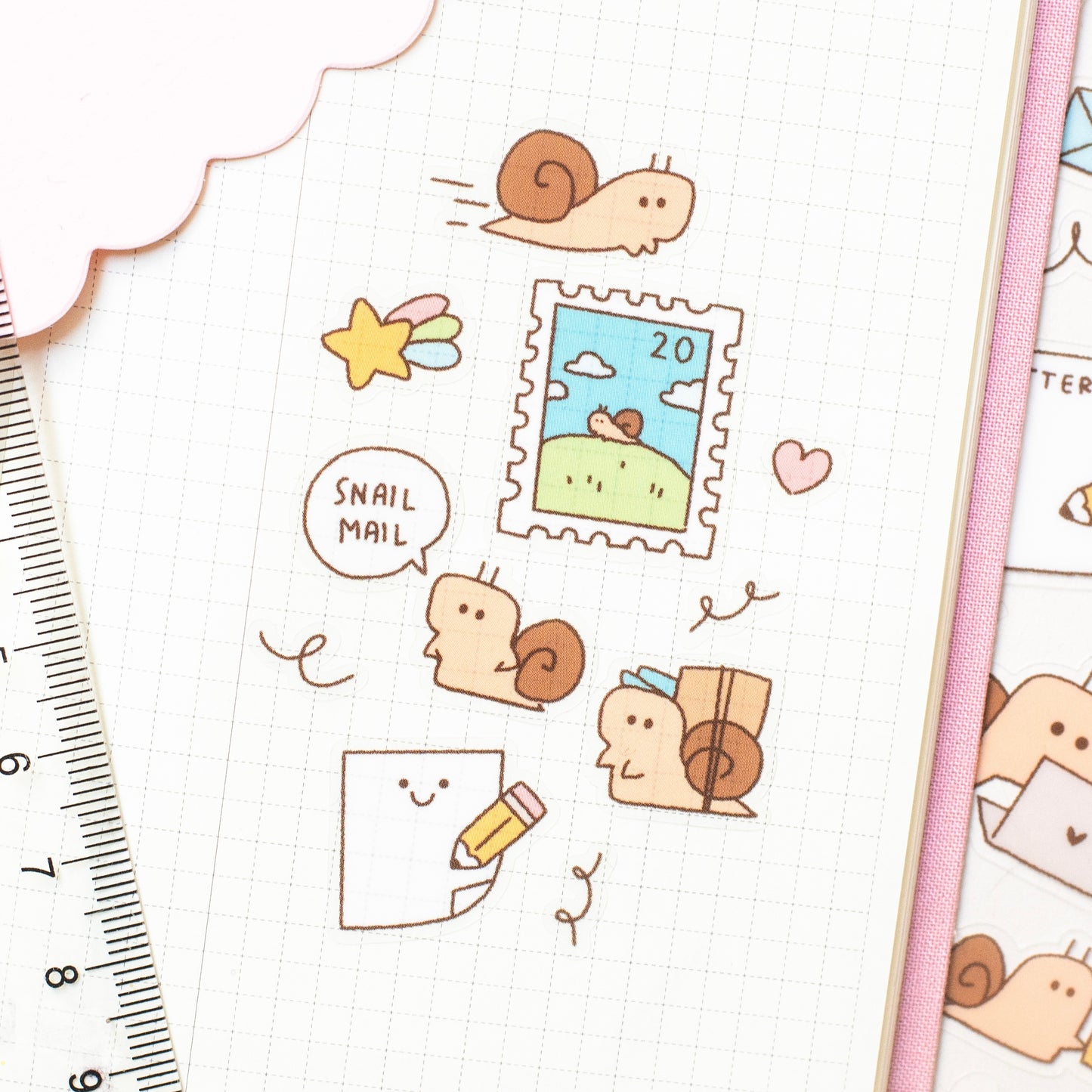 Snail Mail - Sticker Sheet