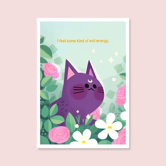 Evil Energy - Mini Art Print