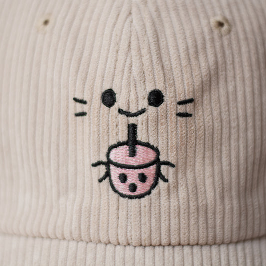 Boba Neko - High Ponytail Dad Hat - Cream