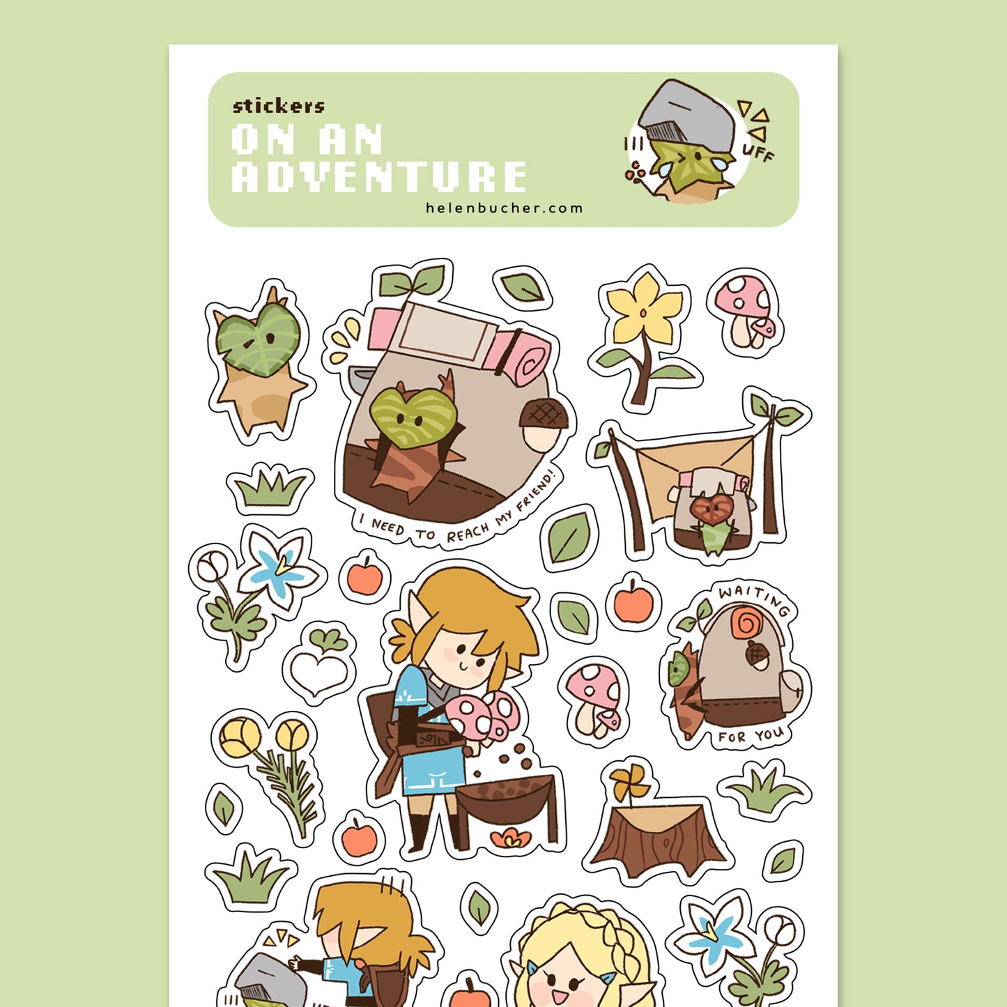 On An Adventure - Sticker Sheet