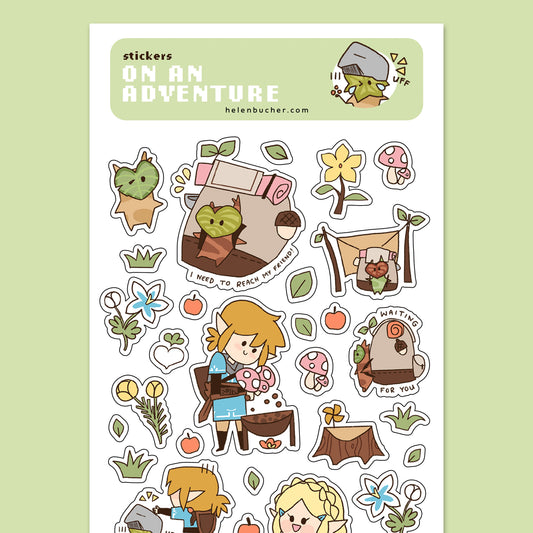 On An Adventure - Sticker Sheet