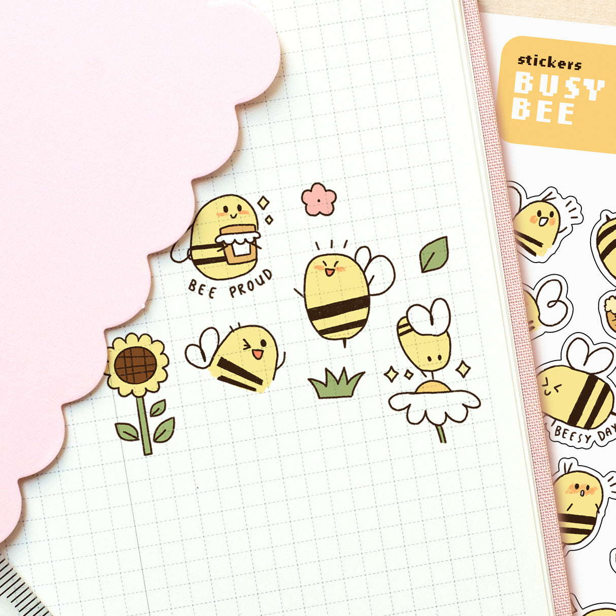 Busy Bee - Sticker Sheet