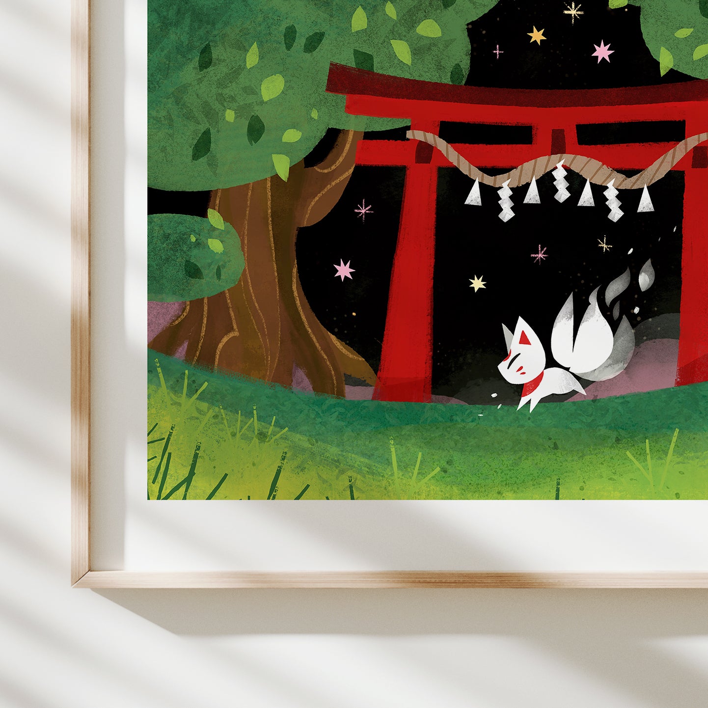 Kitsune - Art Print A4