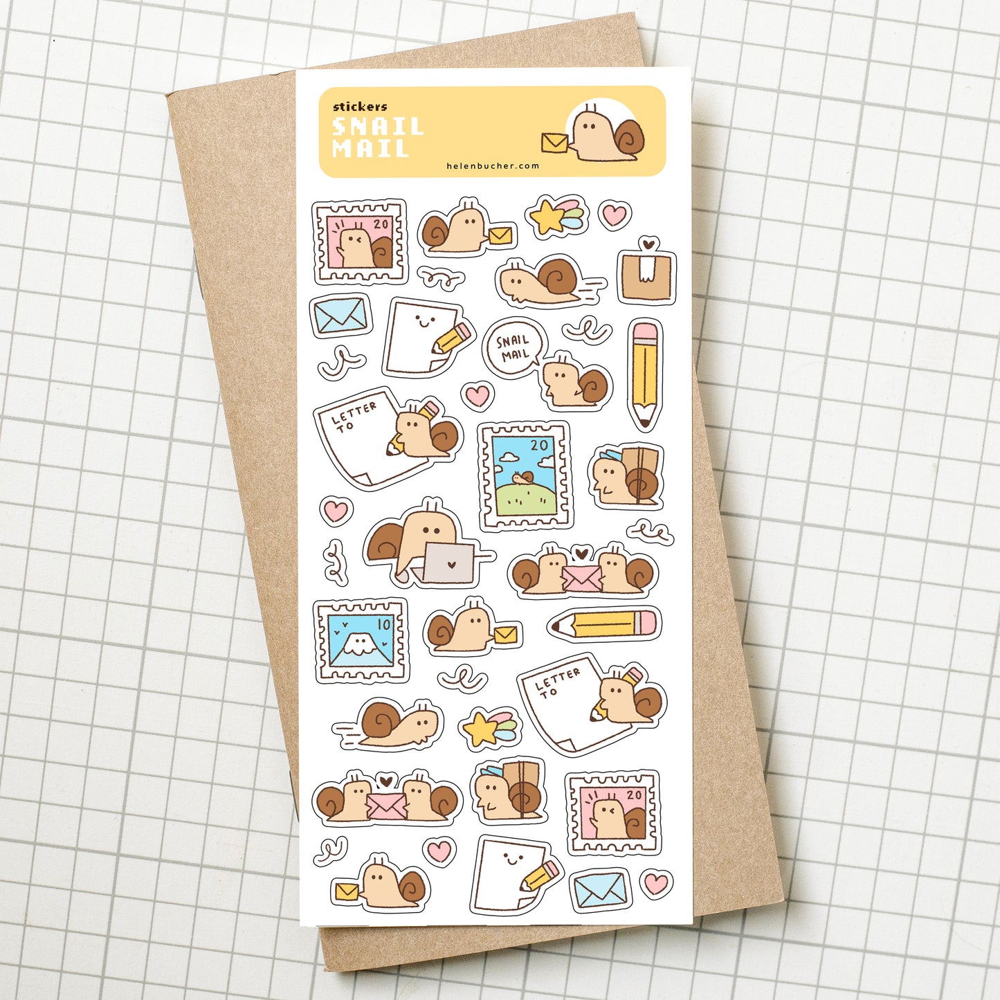 Snail Mail - Sticker Sheet