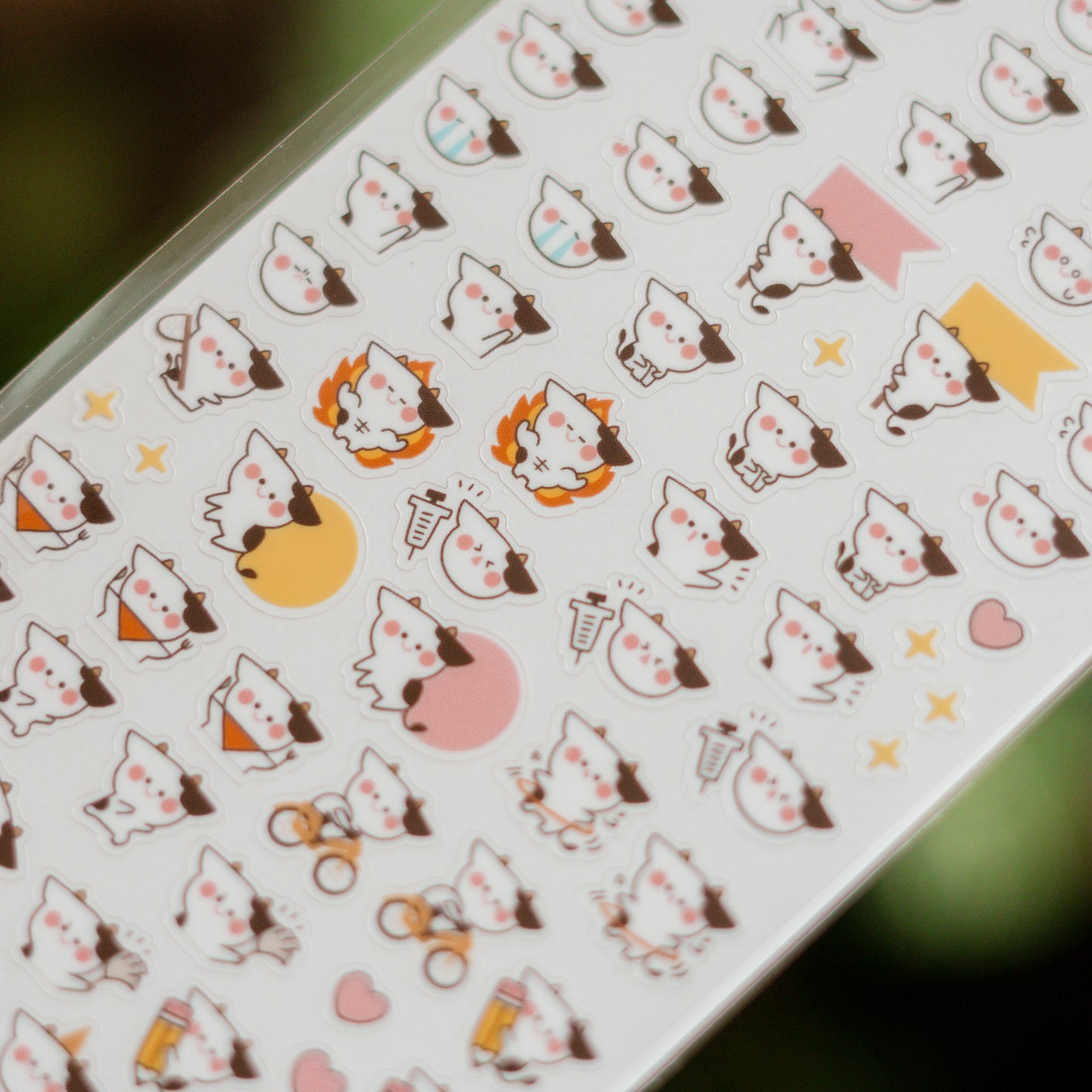 Plan with Miruku - Tiny Stickers - Sticker Sheet - Clear Stickers