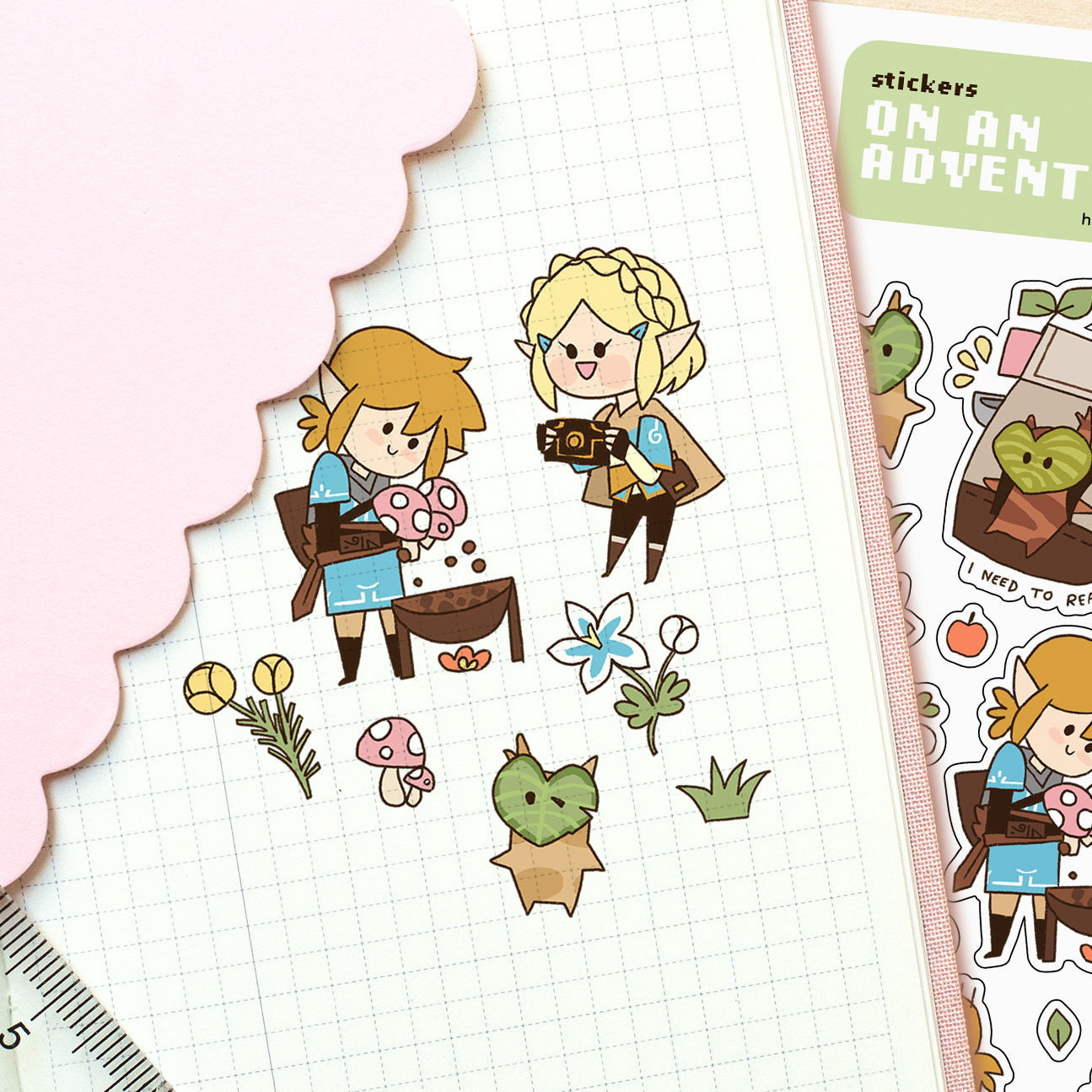 On An Adventure - Sticker Sheet