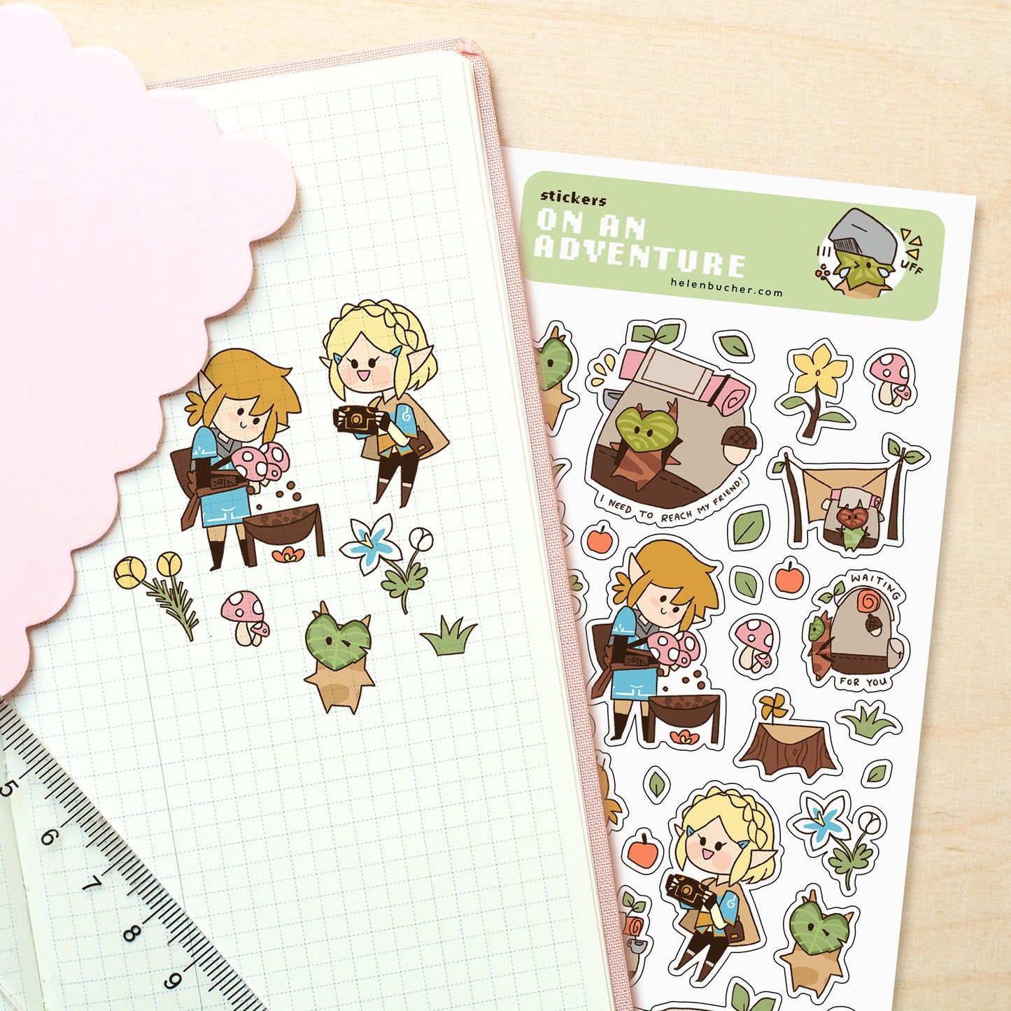 On An Adventure - Sticker Sheet